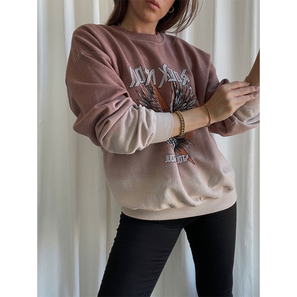 JAMES SWEATSHIRT — In Brown/cream - Picture 4 of 6